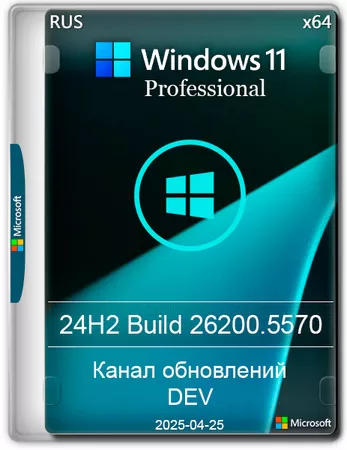 Windows 11 Pro 24H2 Build 26200.5570 Dev