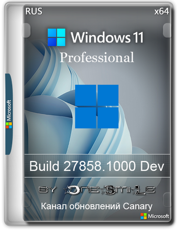 Логотип программы Windows 11 Pro by OneSmiLe Dev build 27858.1000