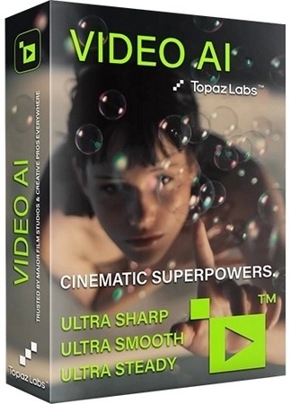 Логотип программы Улучшение качества видео Topaz Video AI Pro 7.0.0