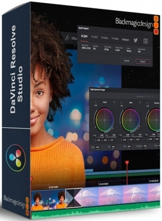 Логотип программы Монтаж и редактирование видео Blackmagic Design DaVinci Resolve Studio 20.0 Build 49