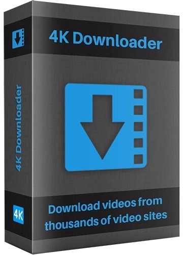 Логотип программы Видеозагрузчик 4K Downloader 5.15.3 by elchupacabra