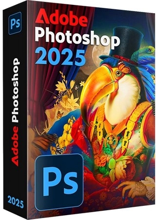 Логотип программы Фотошоп на флешке Adobe Photoshop 2025 26.6.1.7 Full by 7997