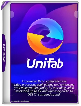 Логотип программы Улучшение видео UniFab 3.0.1.6 by elchupacabra