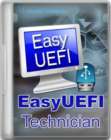Логотип программы Редактор загрузочного меню Windows EasyUEFI 6.0 Release 1 Technician by elchupacabra
