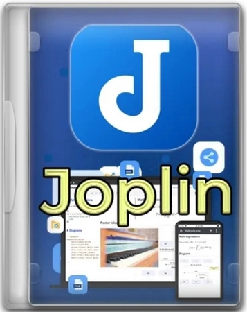 Логотип программы Записная книжка Joplin 3.3.12 + Portable