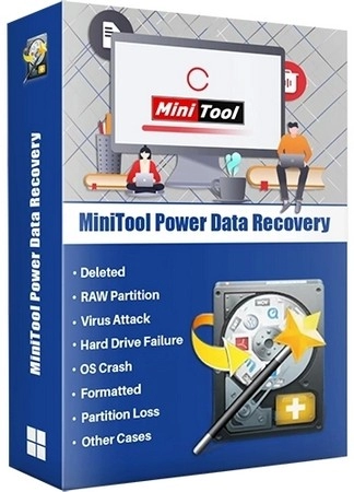 Логотип программы Восстановление данных MiniTool Power Data Recovery 12.5 by elchupacabra