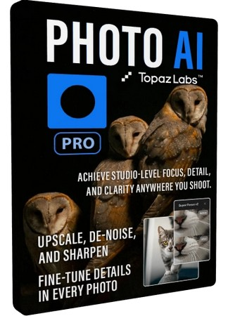 Логотип программы Фоторедактор Topaz Photo AI Pro 4.0.1 by 7997 + Models