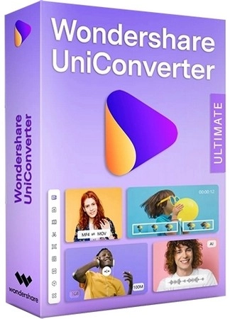 Логотип программы Конвертер видео Wondershare UniConverter 16.4.7.227 by elchupacabra