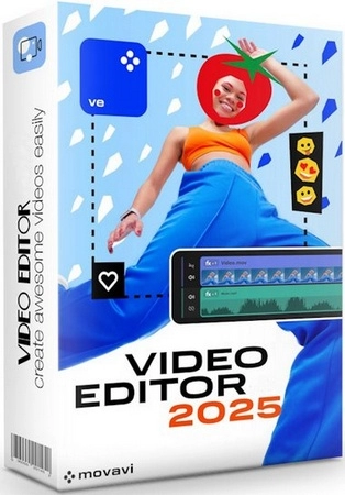 Логотип программы Видеоредактор Movavi Video Editor 25.9.0 by TryRooM