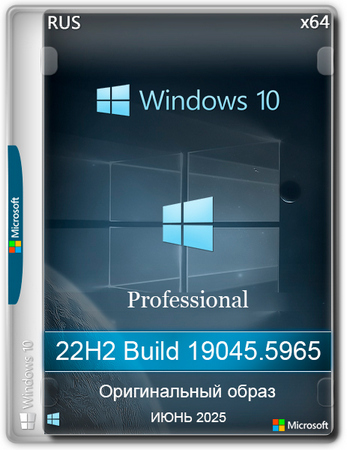 Windows 10 Pro 22H2 Build 19045.5965 Full Июнь 2025