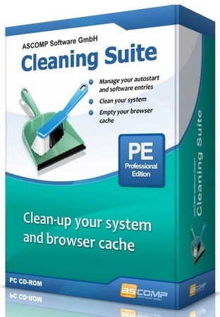 Логотип программы Настройка ПК ASCOMP Cleaning Suite Pro 4.019 by elchupacabra