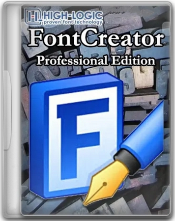 Логотип программы Редактор шрифтов High-Logic FontCreator Professional 15.0.0.3024 by elchupacabra