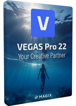 Логотип программы Профессиональный видеоредактор MAGIX Vegas Pro 22.0 Build 250