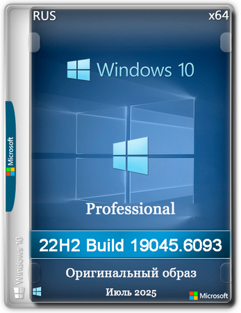 Windows 10 Pro 22H2 Build 19045.6093 Full Июль 2025