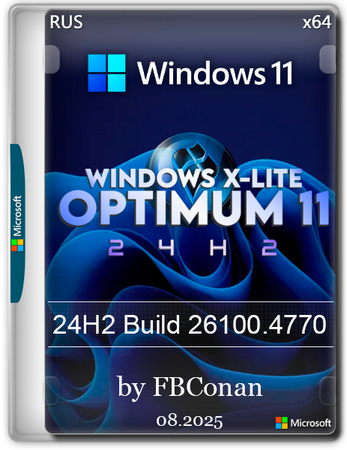 Windows 11 Pro X-Lite 24H2 Build 26100.4770 by FBConan