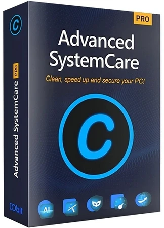 Логотип программы Оптимизация Windows Advanced SystemCare Pro 19.0.1.158 by FC Portables