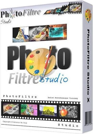 Логотип программы Редактор графики PhotoFiltre Studio X 11.7.0 by elchupacabra