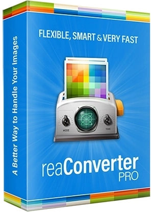 Логотип программы Пакетный редактор изображений reaConverter Pro 8.0.158 by elchupacabra