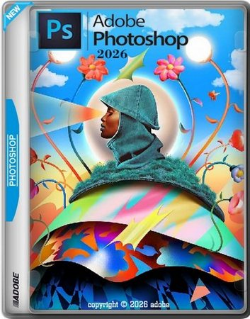 Логотип программы Фотошоп Adobe Photoshop 2026 27.2.0.15 by KpoJIuK