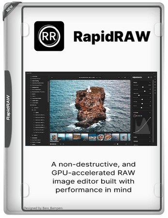 Логотип программы Редактор RAW изображений RapidRAW 1.4.3