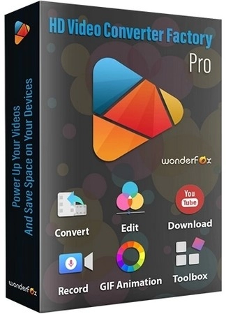 Логотип программы Видеоконвертер WonderFox HD Video Converter Factory Pro 28.1 by elchupacabra