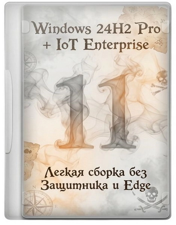 Windows 11 Pro/IoT 24H2 26100.7462 Легкая сборка без Защитника и Edge