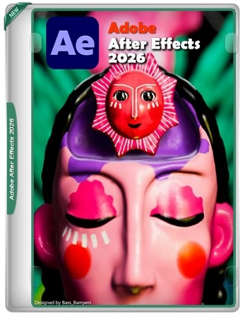 Логотип программы Визуальные видеоэффекты Adobe After Effects 2026 26.0.0.67 by KpoJIuK