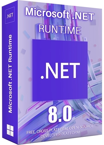 Логотип программы Microsoft .NET 8.0.25 Runtime