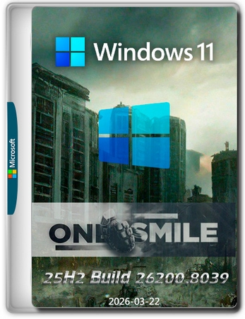 Windows 11 25H2 build 26200.8039 by OneSmiLe