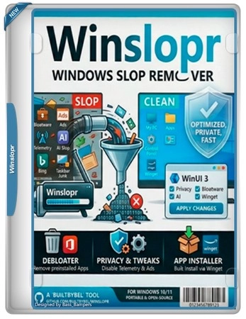 Удаление элементов Windows Winslopr 26.04.04 Portable