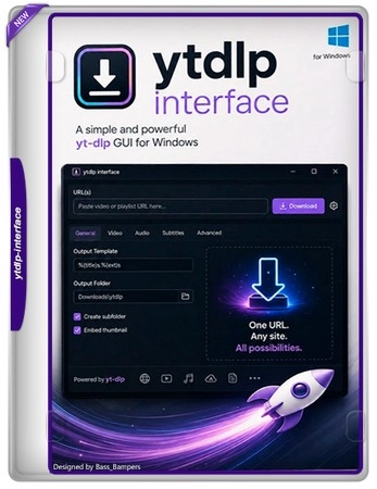 Простой загрузчик видео ytdlp-interface 2.19.1 Portable