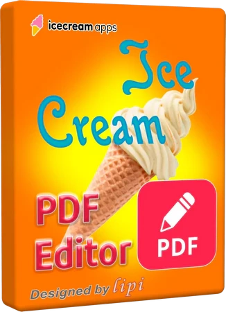 Логотип программы Icecream PDF Editor PRO 3.32 Portable by 7997