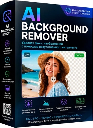 Удаление фона на фото MadPeel AI Background Remover 1.0.2 RePack