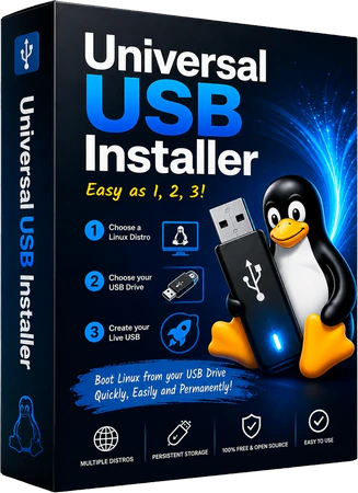 Логотип программы Создание загрузочной флешки Universal USB Installer 2.0.3.9 Portable