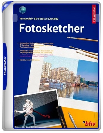 Обработка изображений FotoSketcher Studio 4.60 + Portable