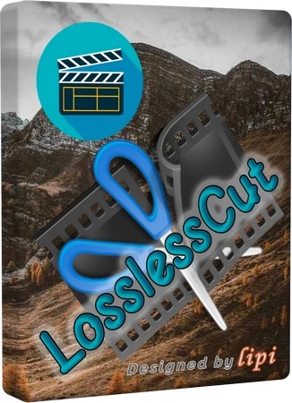 Логотип программы Нарезка видео LosslessCut 3.70.1 by 7997