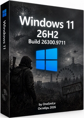 Windows 11 с лаунчером 26H2 Build 26300.9711 by OneSmiLe