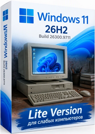 Логотип программы Windows 11 для слабых ПК 26H2 Build 26300.9711